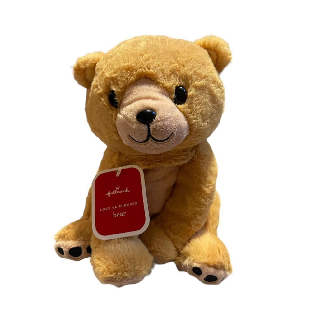 Hallmark Toy's Brown Love Ya Furever Teddy Bear Plush Stuffed One Size